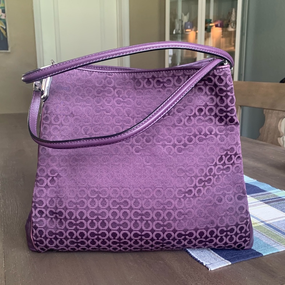 COACH authentic satchel shoulder bag Edie? Like new RARE HTF